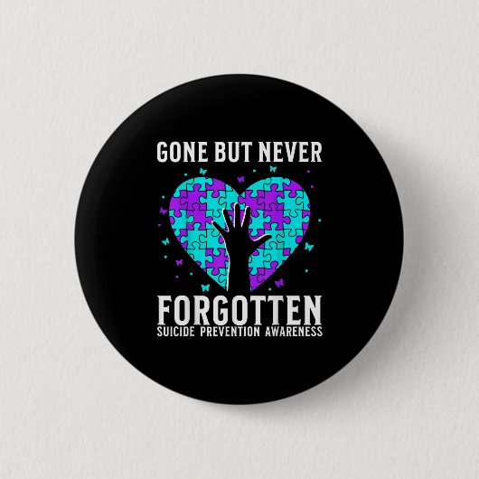 Suicide Awareness Suprt Suicide Prevention Awarene Button (Vorderseite)