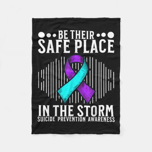 Suicide Awareness Suprt Suicide Prevention Awarene Fleecedecke (Vorderseite)
