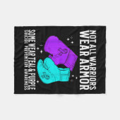 Suicide Awareness Suprt Suicide Prevention Awarene Fleecedecke (Vorderseite (Horizontal))