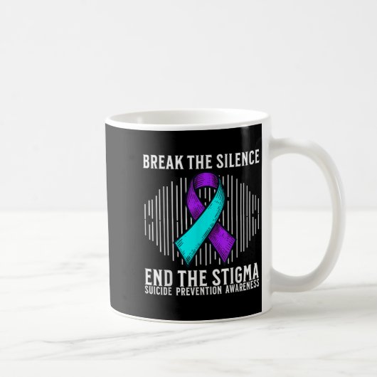 Suicide Awareness Suprt Suicide Prevention Awarene Kaffeetasse (Rechts)