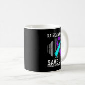 Suicide Awareness Suprt Suicide Prevention Awarene Kaffeetasse (VorderseiteRechts)