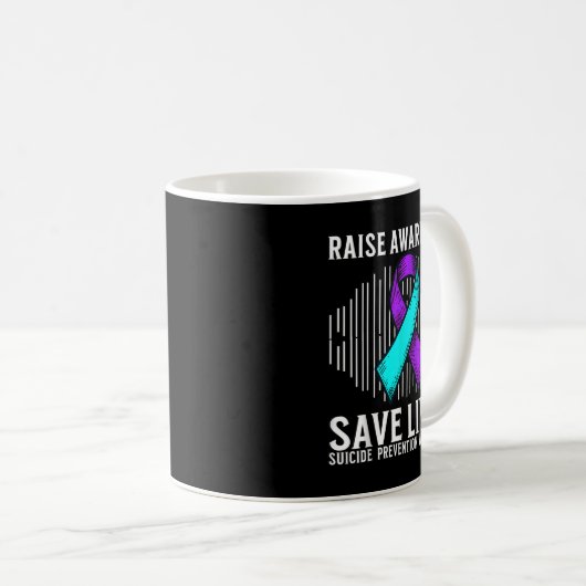 Suicide Awareness Suprt Suicide Prevention Awarene Kaffeetasse (VorderseiteRechts)