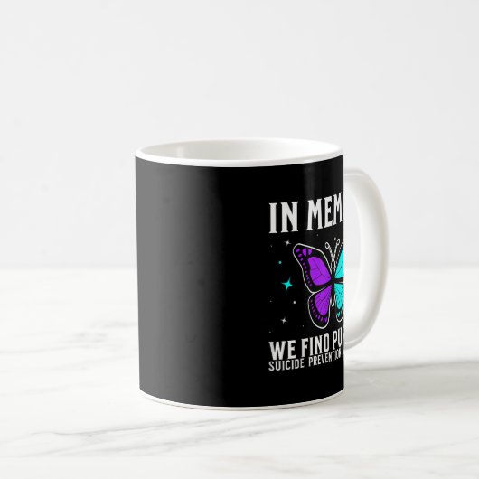 Suicide Awareness Suprt Suicide Prevention Awarene Kaffeetasse (VorderseiteRechts)