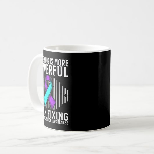 Suicide Awareness Suprt Suicide Prevention Awarene Kaffeetasse (Vorderseite Links)