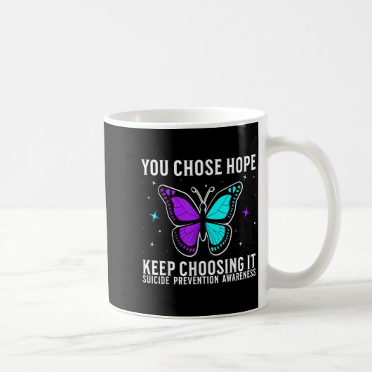 Suicide Awareness Suprt Suicide Prevention Awarene Kaffeetasse (Rechts)