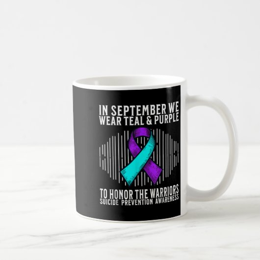 Suicide Awareness Suprt Suicide Prevention Awarene Kaffeetasse (Rechts)