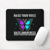 Suicide Awareness Suprt Suicide Prevention Awarene Mousepad (Mit Mouse)