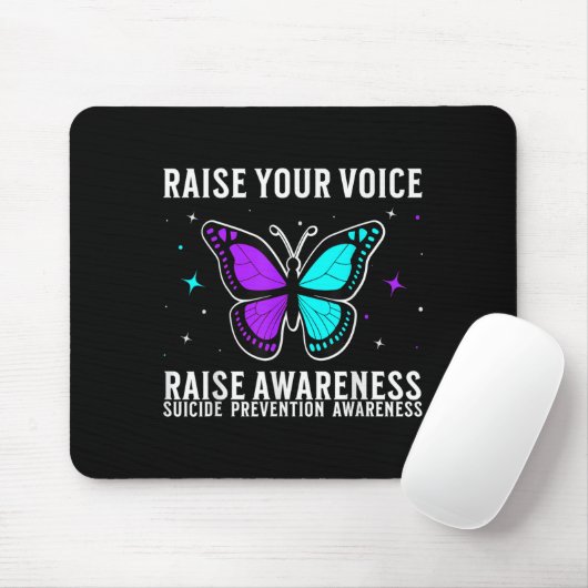 Suicide Awareness Suprt Suicide Prevention Awarene Mousepad (Mit Mouse)