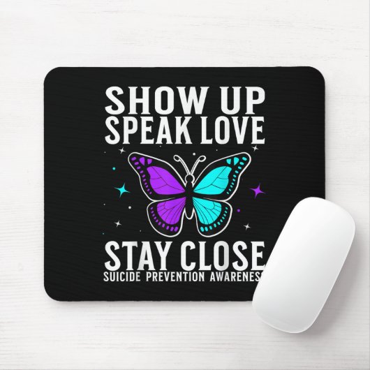Suicide Awareness Suprt Suicide Prevention Awarene Mousepad (Mit Mouse)