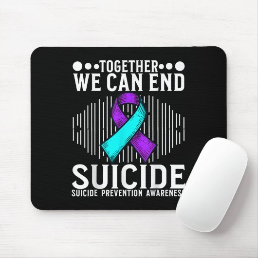 Suicide Awareness Suprt Suicide Prevention Awarene Mousepad (Mit Mouse)