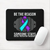 Suicide Awareness Suprt Suicide Prevention Awarene Mousepad (Mit Mouse)