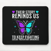 Suicide Awareness Suprt Suicide Prevention Awarene Mousepad (Vorne)