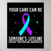 Suicide Awareness Suprt Suicide Prevention Awarene Poster (Vorne)