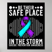 Suicide Awareness Suprt Suicide Prevention Awarene Poster (Vorne)