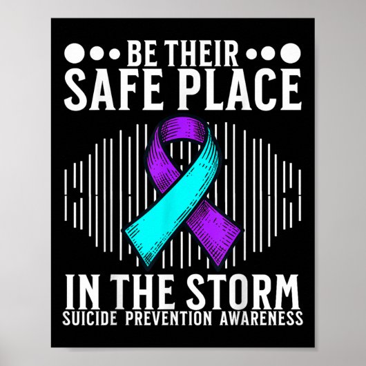 Suicide Awareness Suprt Suicide Prevention Awarene Poster (Vorne)