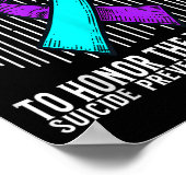 Suicide Awareness Suprt Suicide Prevention Awarene Poster (Ecke)