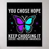 Suicide Awareness Suprt Suicide Prevention Awarene Poster (Vorne)