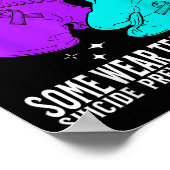 Suicide Awareness Suprt Suicide Prevention Awarene Poster (Ecke)
