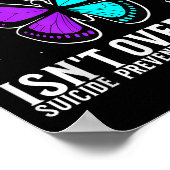 Suicide Awareness Suprt Suicide Prevention Awarene Poster (Ecke)