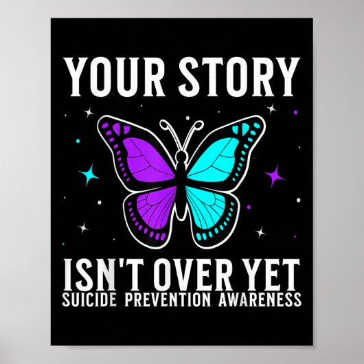Suicide Awareness Suprt Suicide Prevention Awarene Poster (Vorne)