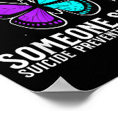 Suicide Awareness Suprt Suicide Prevention Awarene Poster (Ecke)