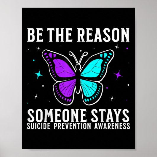 Suicide Awareness Suprt Suicide Prevention Awarene Poster (Vorne)
