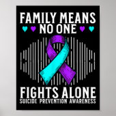 Suicide Awareness Suprt Suicide Prevention Awarene Poster (Vorne)