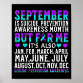 Suicide Awareness Suprt Suicide Prevention Awarene Poster (Vorne)