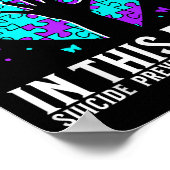 Suicide Awareness Suprt Suicide Prevention Awarene Poster (Ecke)