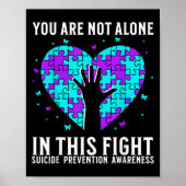 Suicide Awareness Suprt Suicide Prevention Awarene Poster (Vorne)