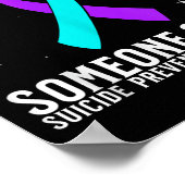 Suicide Awareness Suprt Suicide Prevention Awarene Poster (Ecke)