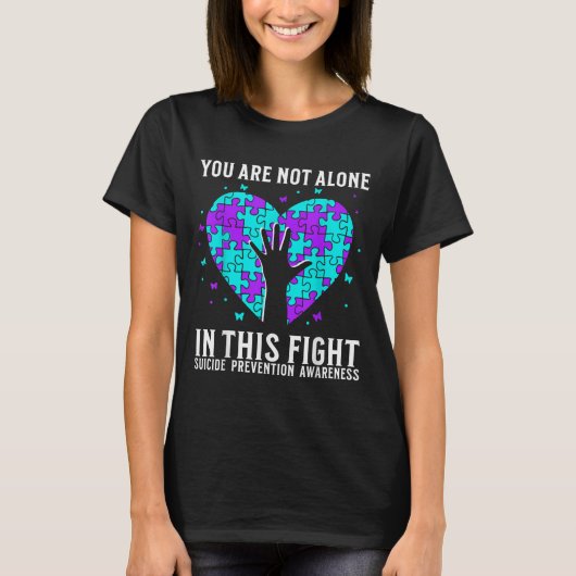 Suicide Awareness Suprt Suicide Prevention Awarene T-Shirt (Vorderseite)