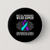 Suicide Awareness Warrior Suicide Prevention Aware Button (Vorderseite)