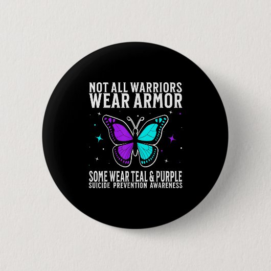 Suicide Awareness Warrior Suicide Prevention Aware Button (Vorderseite)