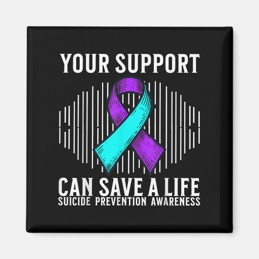 Suicide Awareness Warrior Suicide Prevention Aware Magnet (Vorne)