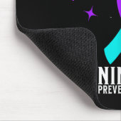 Suicide Awareness Warrior Suicide Prevention Aware Mousepad (Ecke)