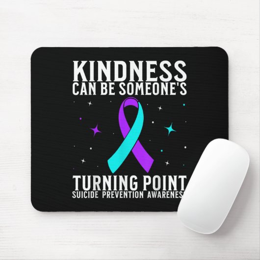 Suicide Awareness Warrior Suicide Prevention Aware Mousepad (Mit Mouse)