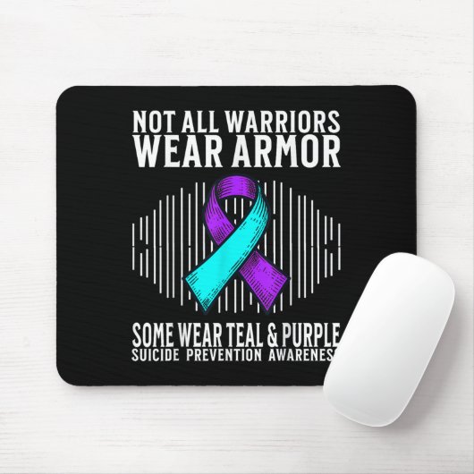 Suicide Awareness Warrior Suicide Prevention Aware Mousepad (Mit Mouse)