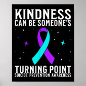 Suicide Awareness Warrior Suicide Prevention Aware Poster (Vorne)