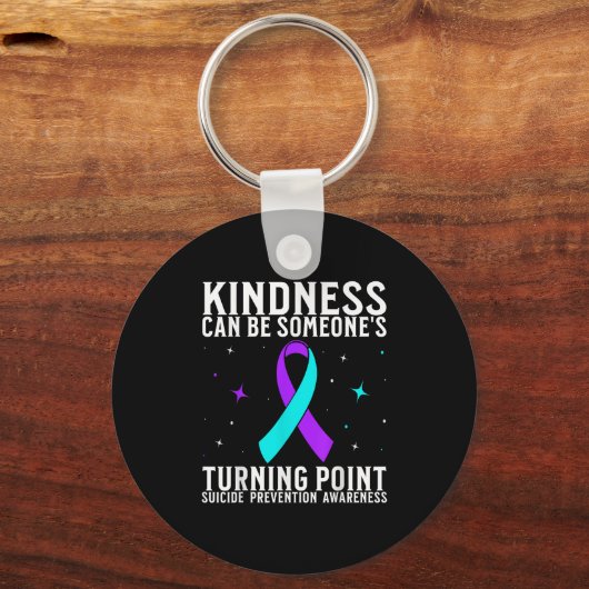 Suicide Awareness Warrior Suicide Prevention Aware Schlüsselanhänger (Vorderseite)