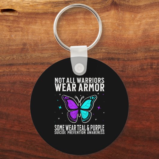 Suicide Awareness Warrior Suicide Prevention Aware Schlüsselanhänger (Vorderseite)