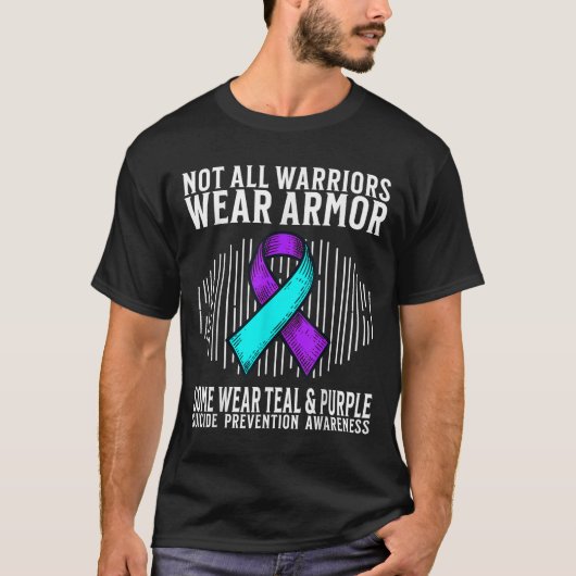 Suicide Awareness Warrior Suicide Prevention Aware T-Shirt (Vorderseite)