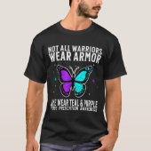 Suicide Awareness Warrior Suicide Prevention Aware T-Shirt (Vorderseite)