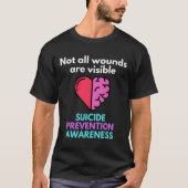 Suicide Gives The Pain To Someone Else. Suicide Aw T-Shirt (Vorderseite)