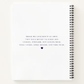 Suicide Loss Letters to Heaven Grief Journal Diary Notizblock (Rückseite)