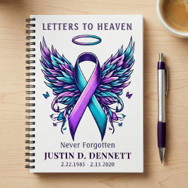 Suicide Loss Letters to Heaven Grief Journal Diary Notizblock