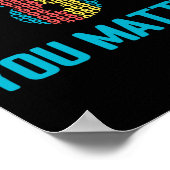 Suicide Prevention 988 Hotline 1  Poster (Ecke)