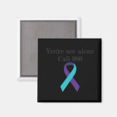 Suicide Prevention 988 Magnet (Vorderseite/Rückseite)