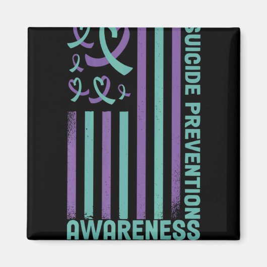 Suicide Prevention 988 Suicide Prevention Awarenes Magnet (Vorne)