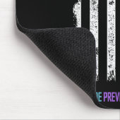 Suicide Prevention American Flag Hoffnung Suicide Mousepad (Ecke)